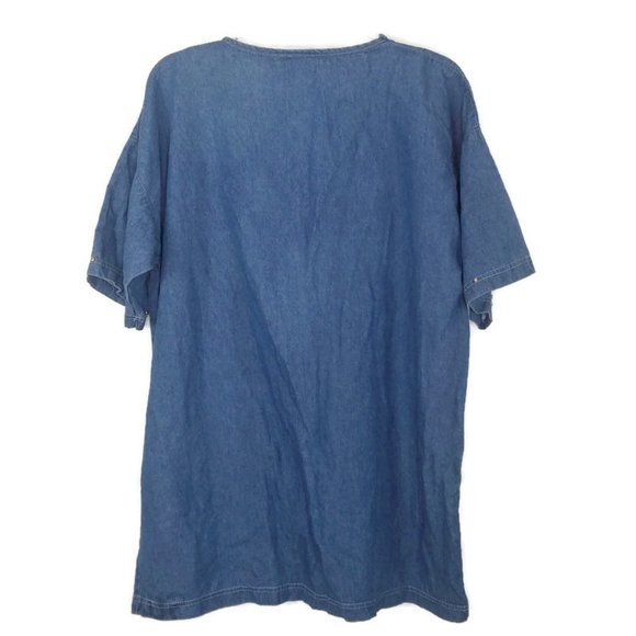 Vintage Phillip Noel Chambray Studded Tunic - Picture 4 of 4